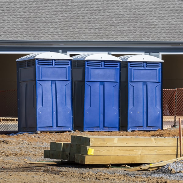 are there different sizes of portable toilets available for rent in Cotter Iowa